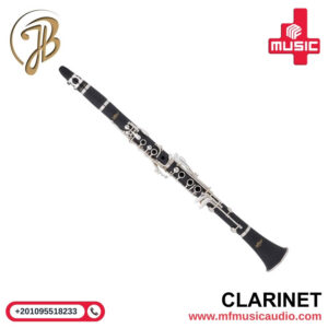 آلة كلارينيت سوداء بمفاتيح فضية لامعة وحقيبة حمل صلبة موديل Jean Baptiste CL67 Clarinet - متوفرة لدى MF Music Egypt