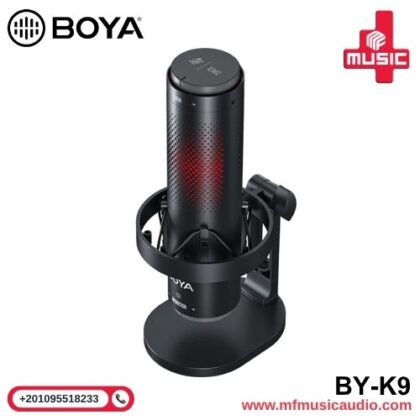 ميكروفون USB كوندنسر BOYA BY-K9 متعدد الأنماط لتسجيل صوتي احترافي بجودة عالية للبودكاست والاستوديو