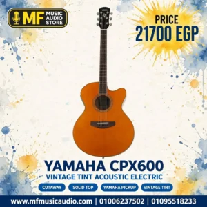 YAMAHA CPX600 VINTAGE TINT ACOUSTIC GUITAR