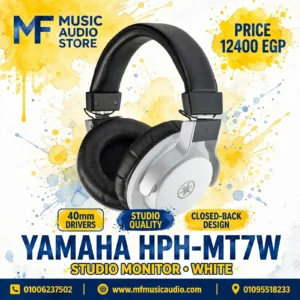 YAMAHA HPH-MT7W WHITE HEADPHONES