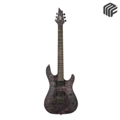 احصل على Cort KX500 Etched EBK. جيتار احترافي ببيكبات Fishman Fluence، وجسم Ash/Mahogany و Macassar Ebony. للـ Metal الحديث.