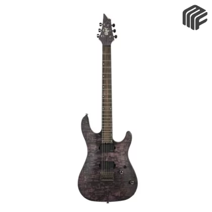 احصل على Cort KX500 Etched EBK. جيتار احترافي ببيكبات Fishman Fluence، وجسم Ash/Mahogany و Macassar Ebony. للـ Metal الحديث.