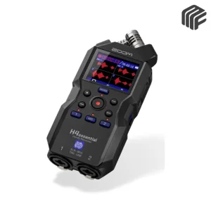 مسجل صوت يدوي احترافي موديل Zoom H4 Essential Recorder مع شاشة ملونة ومدخلي XLR - متوفر لدى MF Music Egypt