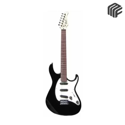 Cort G200 BLK جيتار كهربائي لون أسود بتكوين بيكبات H-S-S