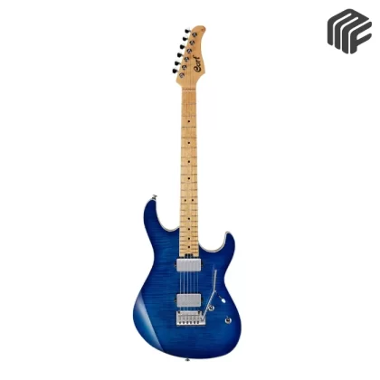 Cort G290 FAT BBB جيتار كهربائي لون Bright Blue Burst و بيكبات Voiced Tone