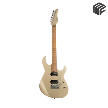 Cort G300 PRO MGD جيتار كهربائي لون Metallic Gold و بيكبات Seymour Duncan