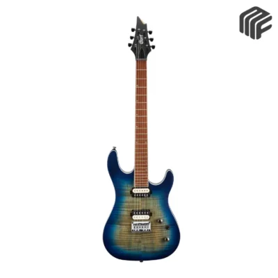Cort KX300 OPCB جيتار كهربائي لون Open Pore Black Cherry و بيكبات EMG Super77