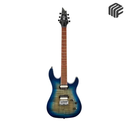 Cort KX300 OPCB جيتار كهربائي لون Open Pore Black Cherry و بيكبات EMG Super77