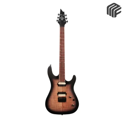 Cort KX300 OPRB جيتار كهربائي لون Open Pore Red Burst و بيكبات EMG Super77