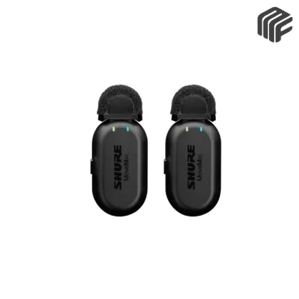نظام Shure MoveMic Two MV-TWO-Z6 ميكروفونين لاسلكيين للهاتف مع حافظة شحن
