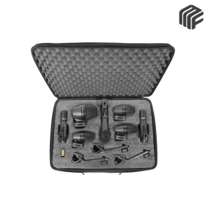 طقم ميكروفونات Shure PGADRUMKIT7 مكون من 7 قطع لتسجيل الإيقاع