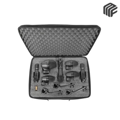 طقم ميكروفونات Shure PGADRUMKIT7 مكون من 7 قطع لتسجيل الإيقاع