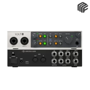 واجهة صوتية USB احترافية 4 مداخل موديل Universal Audio Volt 4 مع وضع Vintage Mic Preamp - متوفر لدى MF Music Egypt