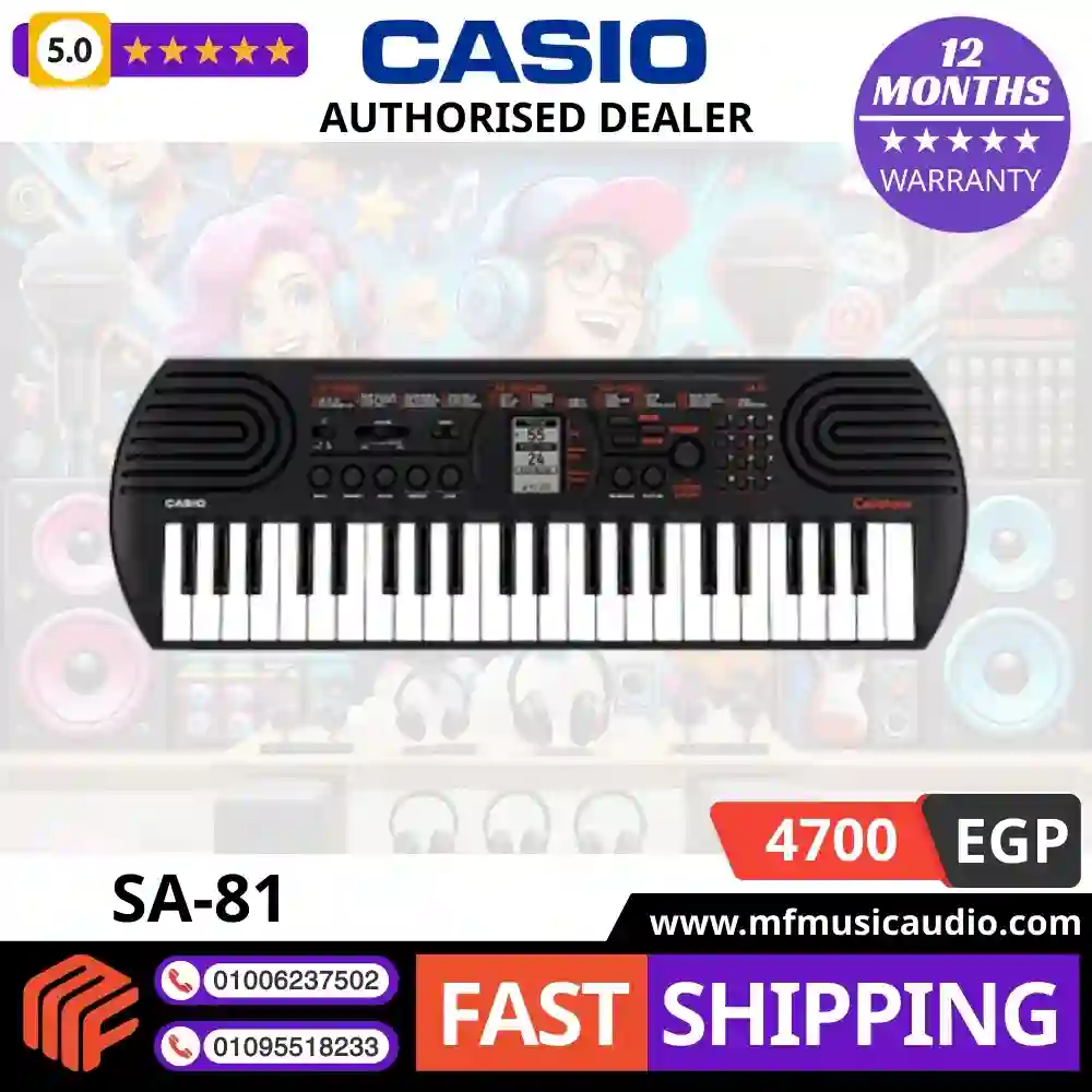 Casio SA-81 Keyboard كيبورد كاسيو صغير للأطفال والمبتدئين