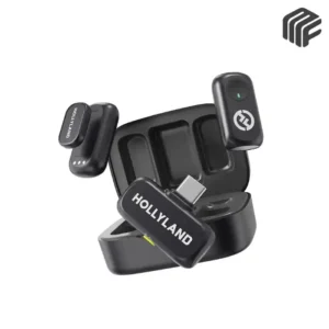 نظام ميكروفون لاسلكي لشخصين بمنفذ USB-C موديل Hollyland LARK A1 Duo للهواتف والأجهزة الذكية - متوفر لدى MF Music Egypt