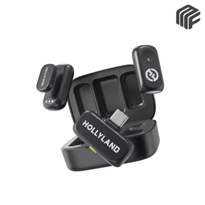 Hollyland LARK A1 Duo Wireless Microphone USB-C نظام ميكروفون لاسلكي لشخصين