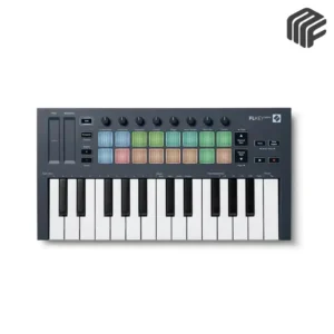 ميدي كنترولر مدمج لبرنامج إف إل ستوديو موديل Novation FLkey Mini بـ 25 مفتاحاً و16 باد - متوفر لدى MF Music Egypt