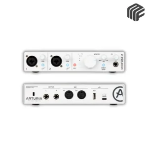 واجهة صوتية احترافية Arturia MiniFuse 2 بمدخلين وهيكل معدني متين - متوفرة لدى MF Music Egypt