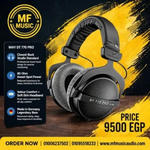 BEYERDYNAMIC DT 770 PRO 80 OHM - متوفر لدى MF Music Egypt
