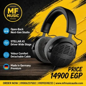 سماعات استوديو احترافية مفتوحة من الخلف beyerdynamic dt 900 pro x بأسفنج مخملي ومحرك STELLAR.45 وسلك قابل للفك - متوفرة لدى MF Music Egypt