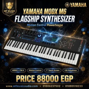 سينثسايزر ومحطة عمل موسيقية yamaha modx m6 بـ 61 مفتاحاً وشاشة لمس ملونة للمحترفين - متوفر لدى MF Music Egypt